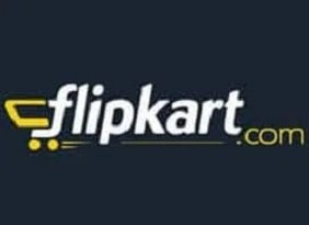 Flipkart logo featuring a yellow shopping cart icon on a dark background, embodying excitement about Flipkart discounts.