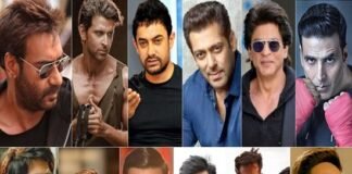 A dynamic collage of eleven men sporting diverse hairstyles and outfits, some donning stylish sunglasses, set against neutral backdrops. This collective captures the essence of a Bollywood crisis with its charismatic flair and intriguing storytelling.